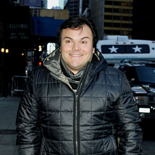 Jack Black in The Late Show with David Letterman