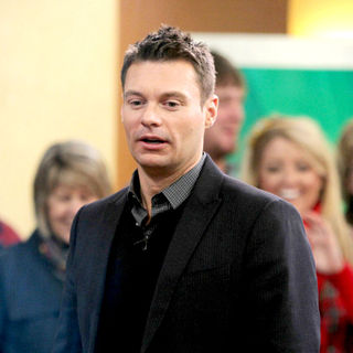 Ryan Seacrest in Ryan Seacrest at ABC Studios to Promote Dick Clark's New Year's Rockin' Eve 2011
