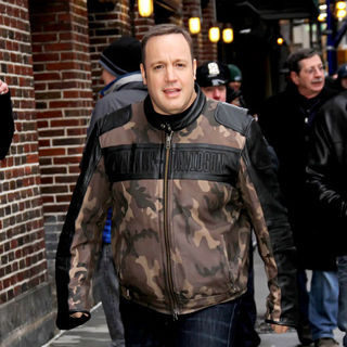 Kevin James in Celebrities Outside The Ed Sullivan Theater for 'The Late Show with David Letterman'