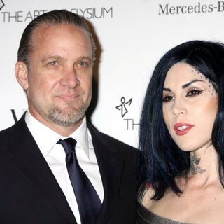 Jesse James, Kat Von D in Art Of Elysium's 4th Annual 'Heaven' Charity Gala - Arrivals