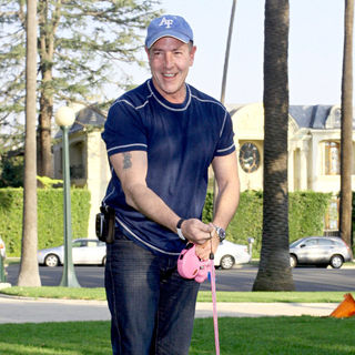 Michael Lohan in Celebrities at Will Rogers Memorial Park on Sunset Boulevard
