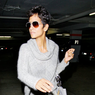 Halle Berry in Arriving at CB2 to Shop with Friend