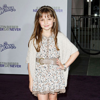 Mackenzie Aladjem in Los Angeles Premiere of "Justin Bieber: Never Say Never"
