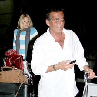 Sophie Monk, Jimmy Esebag in Sophie Monk Arriving at LAX Airport