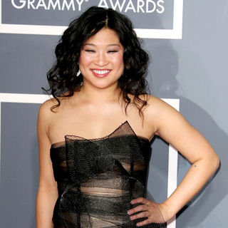 Jenna Ushkowitz in The 53rd Annual GRAMMY Awards - Red Carpet Arrivals