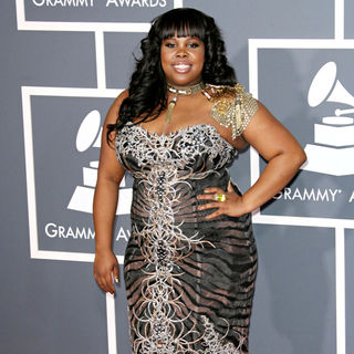 Amber Riley in The 53rd Annual GRAMMY Awards - Red Carpet Arrivals