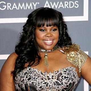 Amber Riley in The 53rd Annual GRAMMY Awards - Red Carpet Arrivals