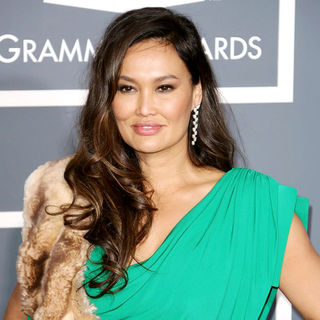 Tia Carrere in The 53rd Annual GRAMMY Awards - Red Carpet Arrivals