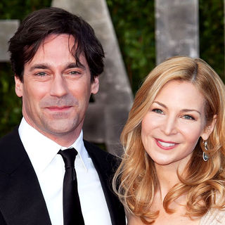 Jon Hamm, Jennifer Westfeldt in 2011 Vanity Fair Oscar Party - Arrivals