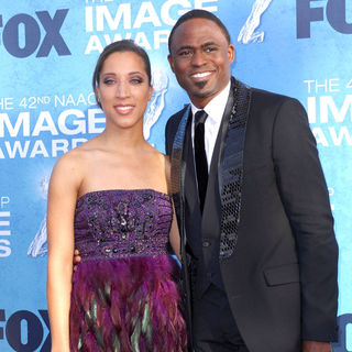 Robin Thede, Wayne Brady in 42nd NAACP Image Awards - Arrivals
