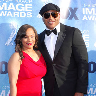 Simone I. Smith, LL Cool J in 42nd NAACP Image Awards - Arrivals