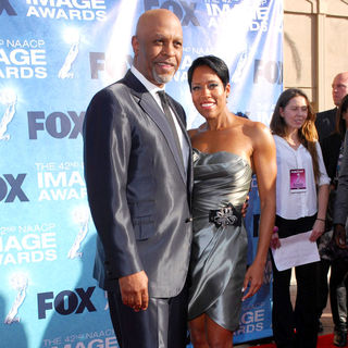 James Pickens Jr., Regina King in 42nd NAACP Image Awards - Arrivals