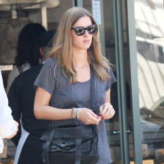Nicky Hilton Leaving Joan's on Third to Pay Her Parking Meter