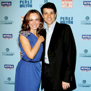Karina Smirnoff, Ralph Macchio in 'Perez Hilton's Blue Ball 33rd Birthday Celebration' - Arrivals
