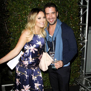 Lacey Schwimmer, Ben Russo in 'Perez Hilton's Blue Ball 33rd Birthday Celebration' - Arrivals