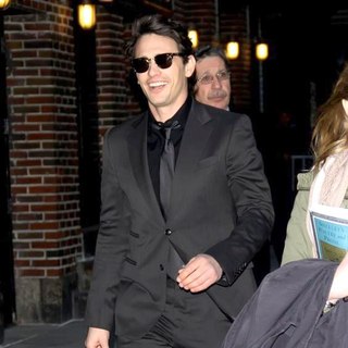 James Franco in The Late Show with David Letterman at The Ed Sullivan Theater - Departures