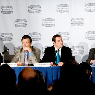 Nick Cassavetes, John Travolta, Marc Fiore, John Gotti Jr. in 'Gotti: Three Generations' Press Conference