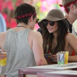 Josh Hutcherson, Vanessa Hudgens in Celebrities at The 2011 Coachella Valley Music and Arts Festival - Day 1
