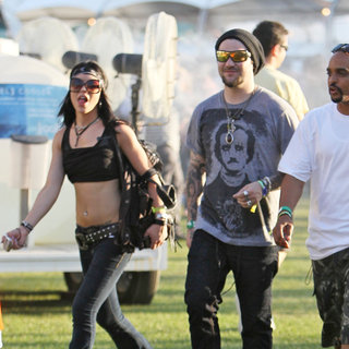 Bam Margera in Celebrities at The 2011 Coachella Valley Music and Arts Festival - Day 1