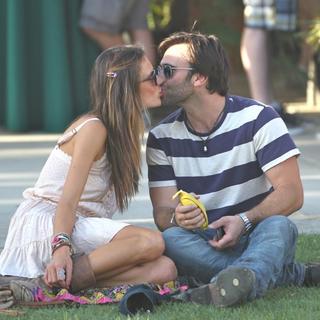 Alessandra Ambrosio, Jamie Mazur in Celebrities at The 2011 Coachella Valley Music and Arts Festival - Day 1