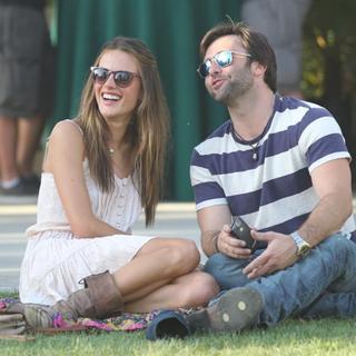 Alessandra Ambrosio, Jamie Mazur in Celebrities at The 2011 Coachella Valley Music and Arts Festival - Day 1