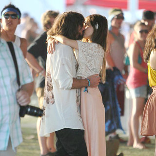 Angus Stone, Isabel Lucas in Celebrities at The 2011 Coachella Valley Music and Arts Festival - Day 3