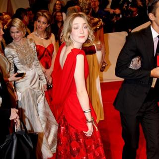 Saoirse Ronan in Alexander McQueen: Savage Beauty Costume Institute Gala