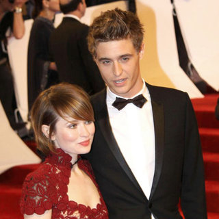 Emily Browning, Max Irons in Alexander McQueen: Savage Beauty Costume Institute Gala