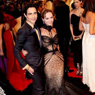 Zac Posen, Christina Ricci in Alexander McQueen: Savage Beauty Costume Institute Gala
