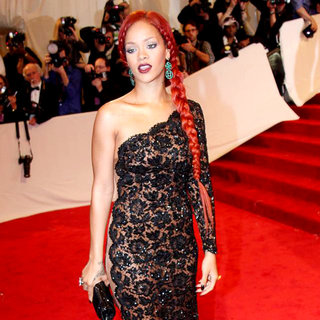 Rihanna in Alexander McQueen: Savage Beauty Costume Institute Gala