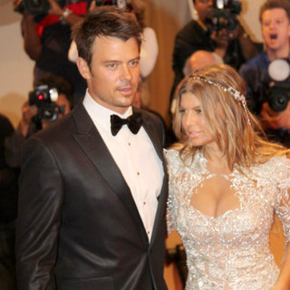 Josh Duhamel, Stacy Ferguson in Alexander McQueen: Savage Beauty Costume Institute Gala