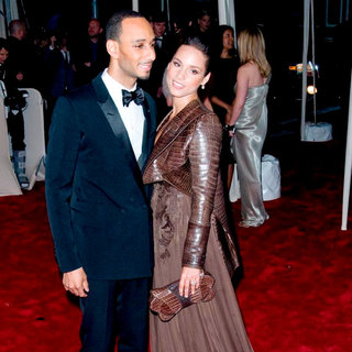 Swizz Beatz, Alicia Keys in Alexander McQueen: Savage Beauty Costume Institute Gala