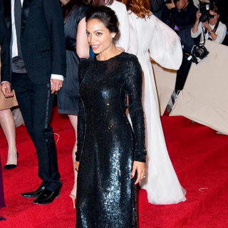 Rosario Dawson in Alexander McQueen: Savage Beauty Costume Institute Gala