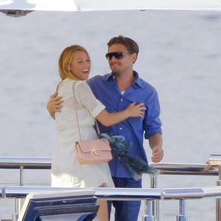 Leonardo DiCaprio, Blake Lively in Blake Lively and Leonardo DiCaprio Enjoy The Sun on A Boat in Cannes
