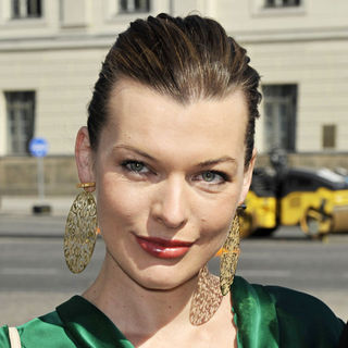 Milla Jovovich in Schumacher Fashion Show at Mercedes Benz Fashion Week Berlin Spring/Summer 2011