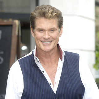 David Hasselhoff in David Hasselhoff Promoting His Autobiography "Wellengang meines Lebens" at A Photocall