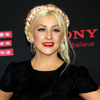 Christina Aguilera in The Photocall for 'Burlesque'