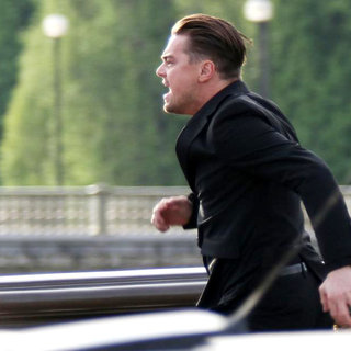 Leonardo DiCaprio in Leonardo DiCaprio on The Bridge Alexandre III for A Scene of Chinese Publicity Film