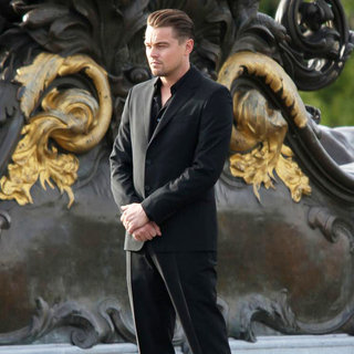 Leonardo DiCaprio in Leonardo DiCaprio on The Bridge Alexandre III for A Scene of Chinese Publicity Film
