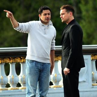 Leonardo DiCaprio in Leonardo DiCaprio on The Bridge Alexandre III for A Scene of Chinese Publicity Film