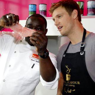 Nelson Mueller, Nick Carter in Nick Carter at "Cook & Talk" at Nhow Hotel