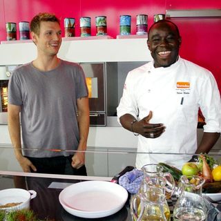 Nick Carter, Nelson Mueller in Nick Carter at "Cook & Talk" at Nhow Hotel