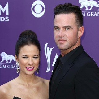 Catherine Werne, David Nail in 48th Annual ACM Awards - Arrivals