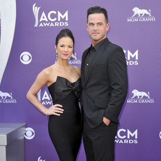 Catherine Werne, David Nail in 48th Annual ACM Awards - Arrivals