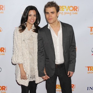 Torrey DeVitto, Paul Wesley in The Trevor Project's 2011 Trevor Live! - Arrivals