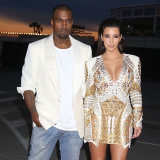 Kanye West, Kim Kardashian in Cruel Summer Premiere - During The 65th Cannes Film Festival - Arrivals