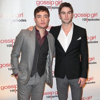 Ed Westwick, Chace Crawford in Gossip Girl Celebrates 100 Episodes