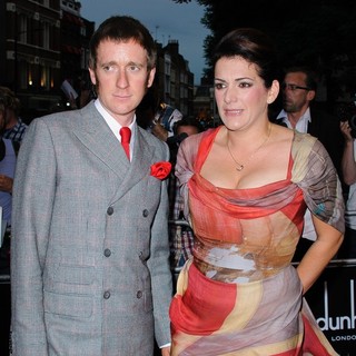 Bradley Wiggins, Catherine Wiggins in The GQ Men of The Year Awards 2012 - Arrivals