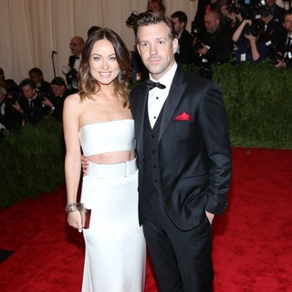 Olivia Wilde, Jason Sudeikis in PUNK: Chaos to Couture Costume Institute Gala