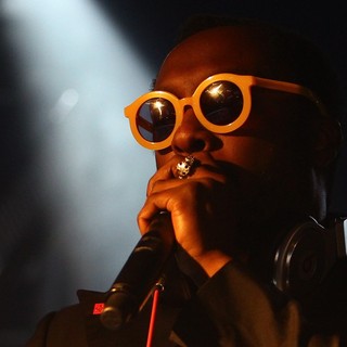 will.i.am in will.i.am Serving as DJ During A Set at The EF Summeranza Student Exchange Event